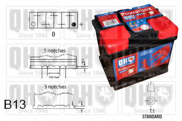 QUINTON HAZELL QBT0965 Starter Battery